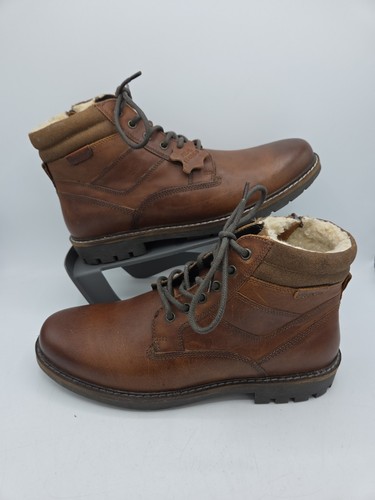 Mens real leather brown - brown, boots