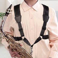 Sax Neck Strap Lightweight Soft Sturdy Adjustable Neckband Alto Tenor