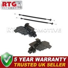 RTG 2x Front Door Lock Keyless Actuators + Outer Cables Fits Range Evoque Rover