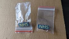 2 x NHS Metal Badges -Nurse