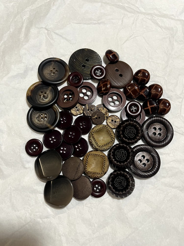 Vintage buttons job lot 100g - vintage,