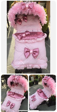 Romany pram pushchair frilly - romany,