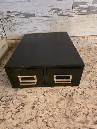 Metal file card drawer 5 - drawer, 3″x