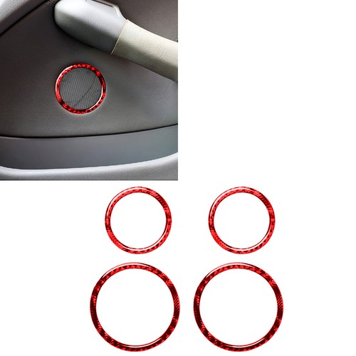 4pcs for bmw e46 red - red, carbon