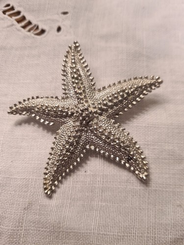 Vintage silver tone textured - silver,