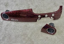 Genuine Fiat 500 Abarth Mk2 Dashboard Trims Vents Wrapped In Forged Carbon Fibre