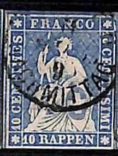 94994cd switzerland stamp - 94994cd,