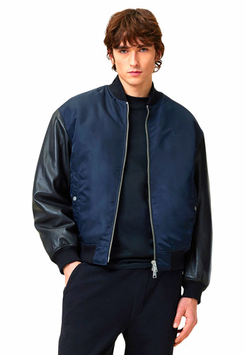 Allsaints myler leather sleeve - myler,