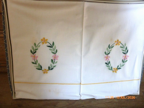 Vintage pair white - white, cotton