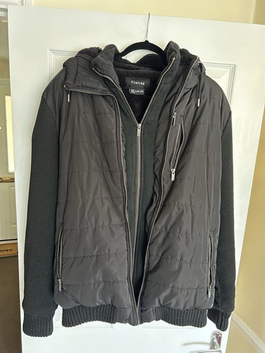Firetrap xxl black jacket - black,