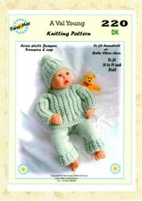 DOLLS KNITTING PATTERN no 220
