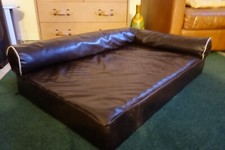 XL Extra Large Dog Bed Sofa Waterproof Orthopedic Memory Foam Artificial Leather