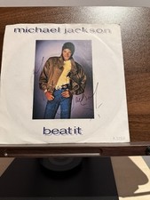 Michael Jackson ‘Beat It’ Hand Signed Vinyl Single