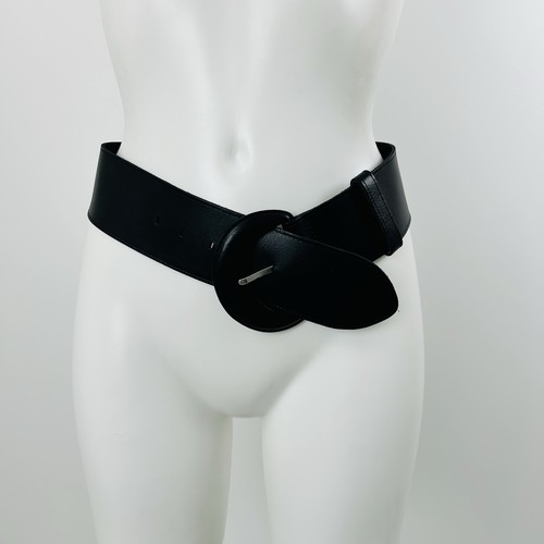Next black leather - belt, sz