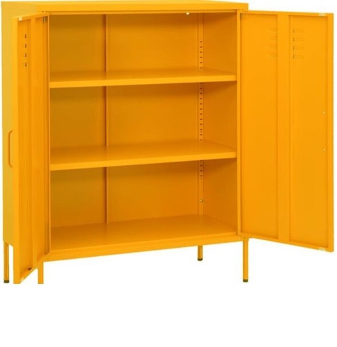 Modern metal storage cabinet - storage,