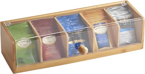 Tea bag storage bamboo - bag,