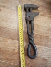 Antique Twistered Wrench Vintage Tool