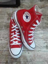 Red Converse Chuck Taylor All Star High Tops UK Size 5