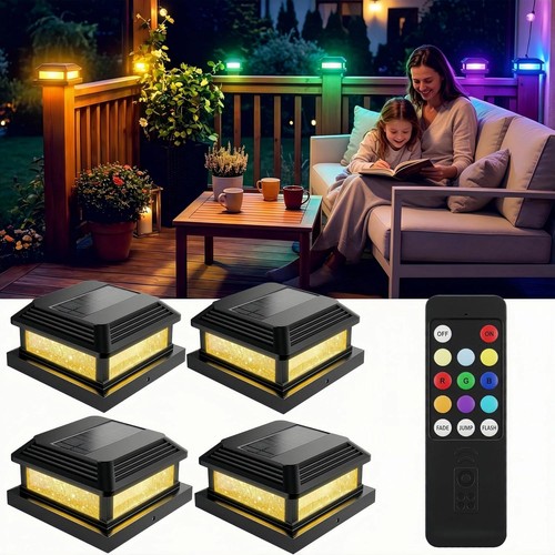 4pack rgb solar deck - rgb, post