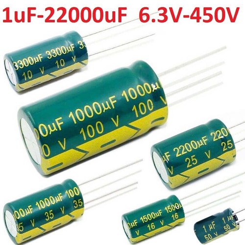 450v 1uf 22000uf - 6.3v-, high