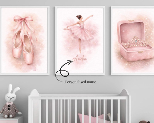 Personalised ballerina girls - ballerina,