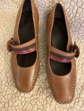 Hotter Tan Leather Shoes Mary