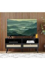 Black TV Unit & TV Cabinet, Entertainment Unit - TVs up to 55" Any Living Room