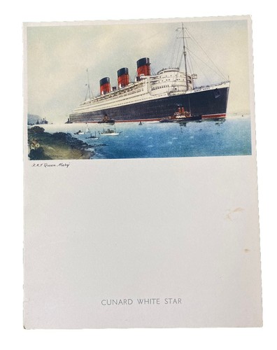 Cunard white star line rms - cunard,