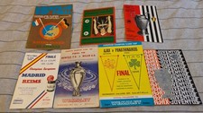 7 x European Cup Final Programmes 1956 - 1973.Forest,Liverpool etc.