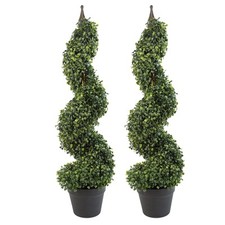 -7004-PAIR Artificial Boxwood