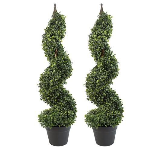 7004 pair artificial boxwood - -7004-pair,