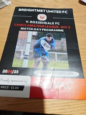 Breightmet Utd V Rossendale