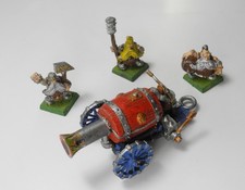 DWARF FLAME CANNON (whistle removed) Metal Dwarfs Army Warhammer 1990s 35