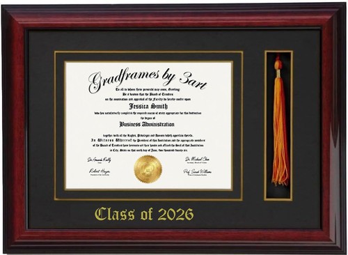 Diploma frame with tassel - diploma,