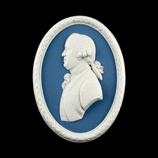 Wedgwood Jasperware Handcrafted Plaque Cameo of Josiah Wedgwood