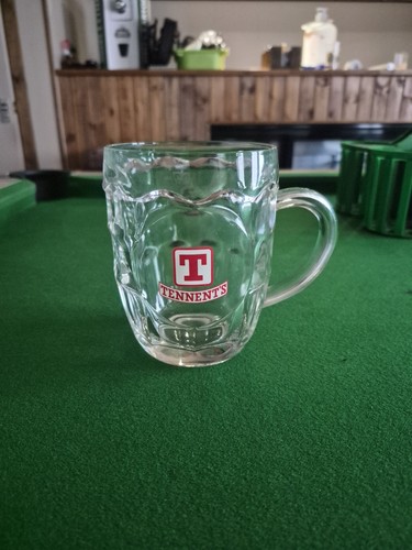 Vintage tennents lager pint - lager,