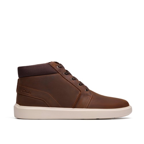 Clarks mens brodin mid beeswax - brodin,