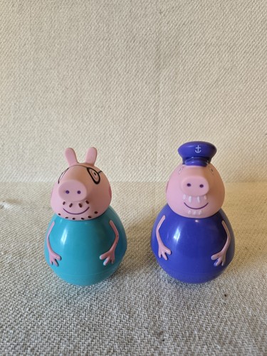 Peppa pig large weebles - 2x,