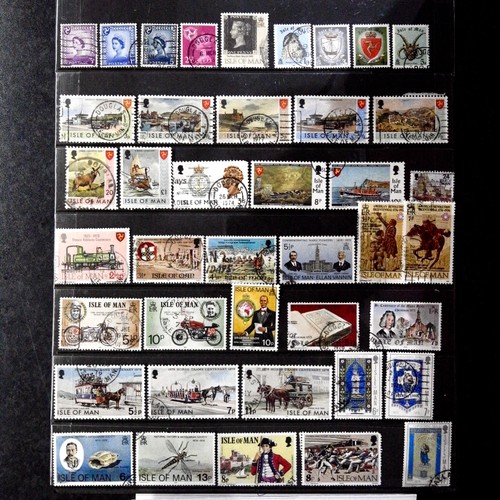 Isle man stamps - of,