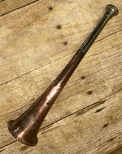 Edwardian Copper & Nickel Fox Beaufort Hunting Horn By Swaine & Adeney - Kohler