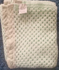 Green Vintage Pram Blanket