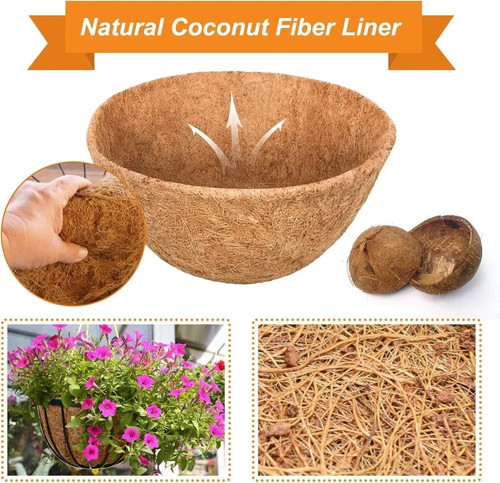 Round hanging basket liner - round,