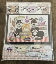 Design Works Cross Stitch Kit ‘Home Sweet Home’ 10’’x14’’