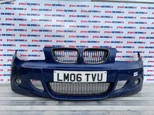 BMW 1 SERIES HATCHBACK 5DR 116I M SPORT MK1 E87 2006 BLUE 381 FRONT BUMPER MARKS