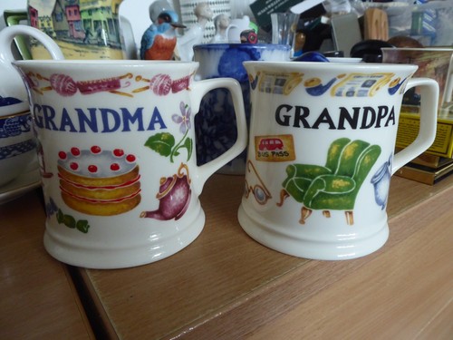 Past times grandma and - past,