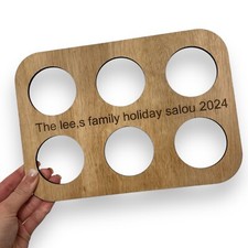 Personalised Drinks Tray Caddy