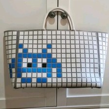 Anya Hindmarch Space Invaders Pixels Large Ebury Tote Bag VGC