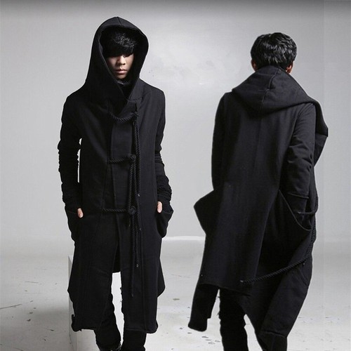Men punk hooded cloak - punk,