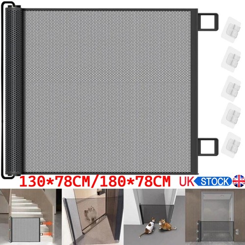Retractable pet dog gate - pet,