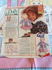 Fabric Panel To Make Rag Doll